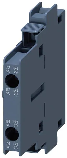 Auxiliary Contact Blocks (S6 - S12), 2 Pole First Laterally mountable Auxiliary Contact blocks S6 - S12 - 3RH1921-1EA20