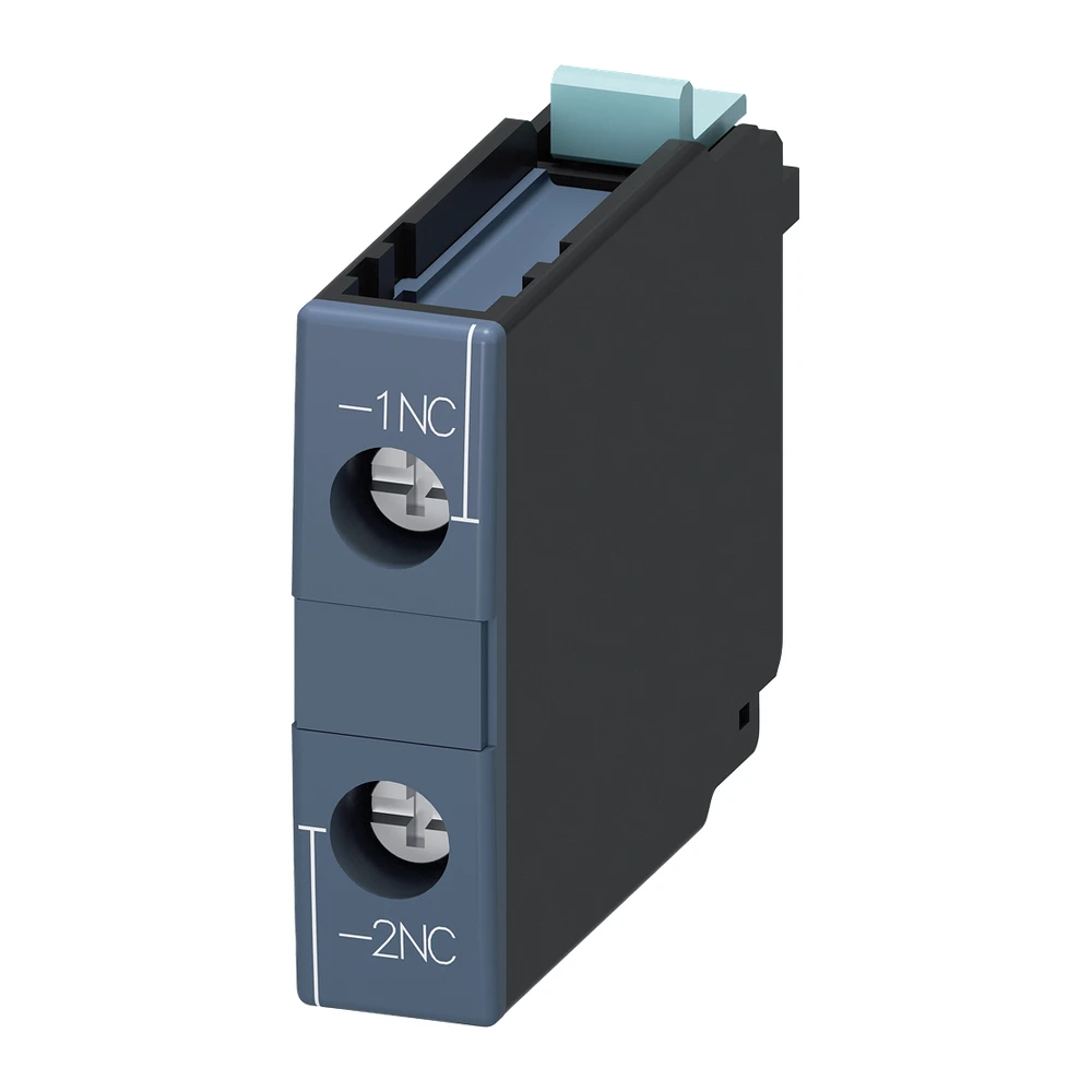 Auxiliary Contact Blocks (S6 - S12), 1 Pole Front mounted Auxiliary Contact blocks S6 - S12 - 3RH1921-1CA01