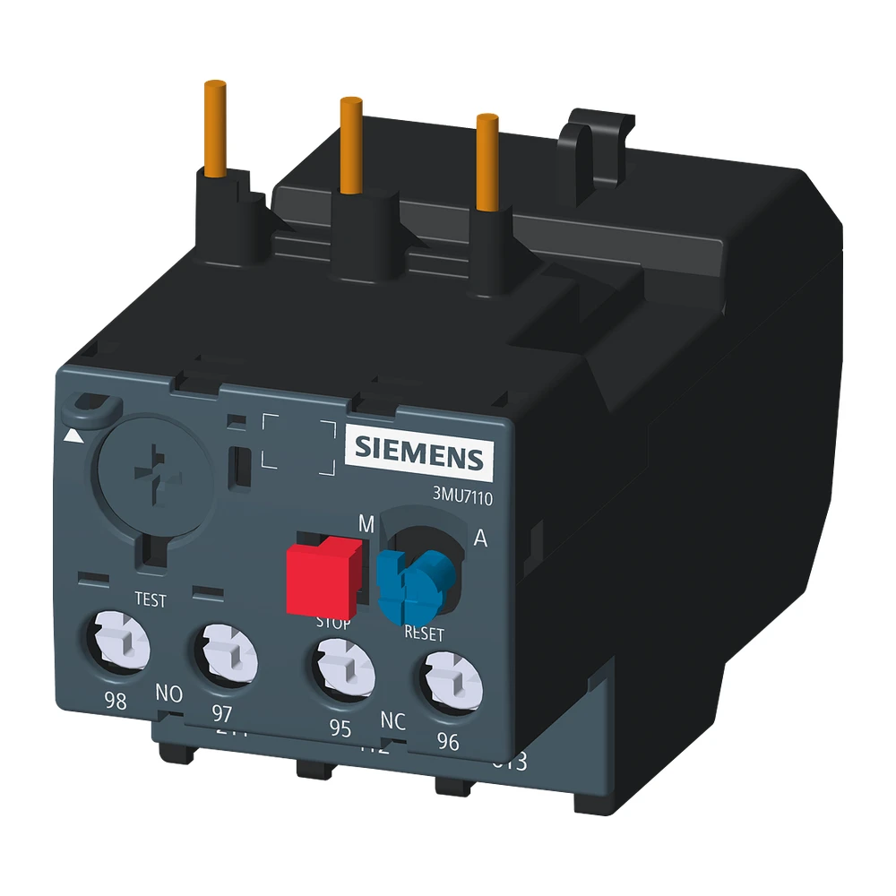 Thermal overload relays, For contactor mounting - Class 10 - Screw Terminals - 3MU7110-0FA0