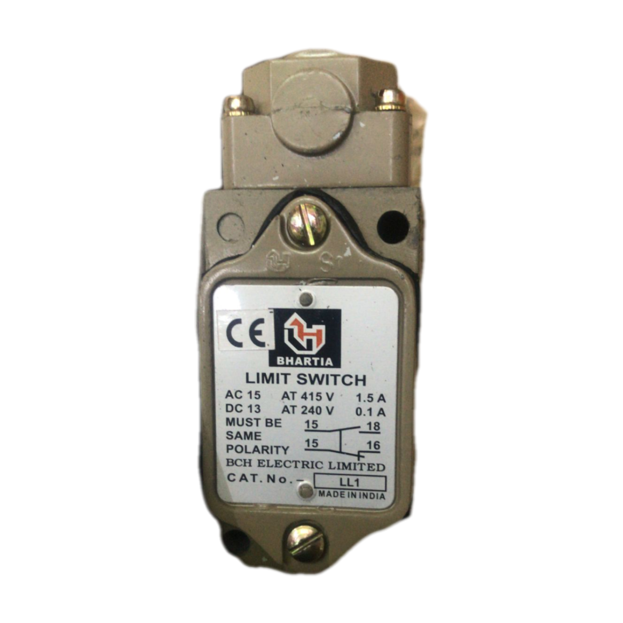 Oil Tight Limit Switch - Snap Action Type L IP 65 - LL1