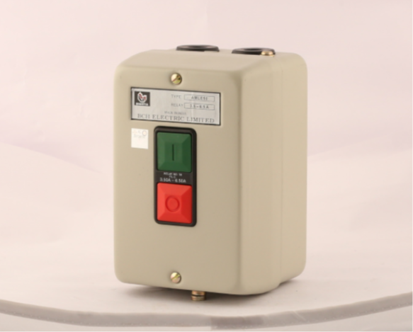 1- Phase Mini Manual Motor Starter upto 3HP(Surface Mounting) -AMLE-40-SP
