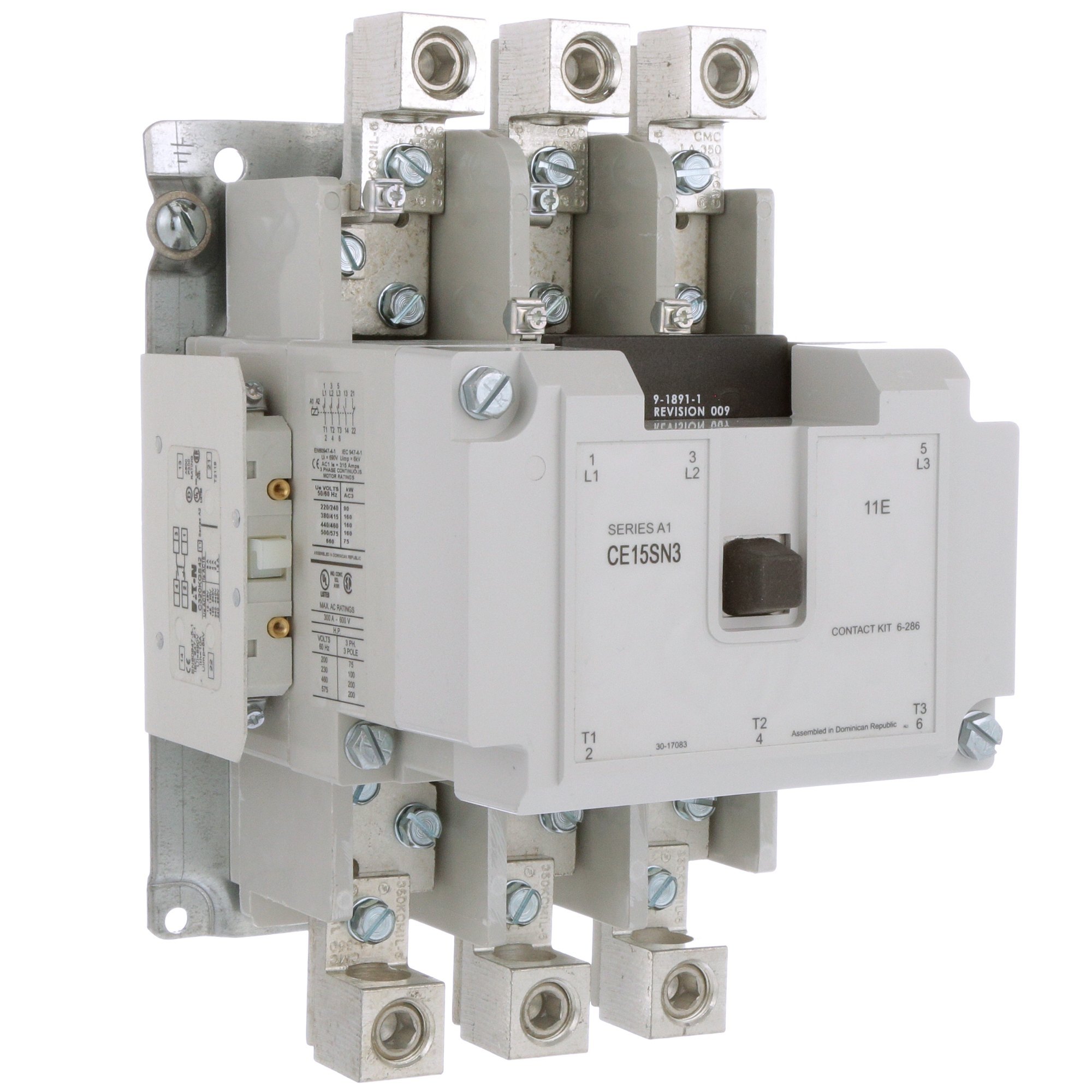 Citation Contactors, 3 Pole AC Control 110 v - CE15BNC3