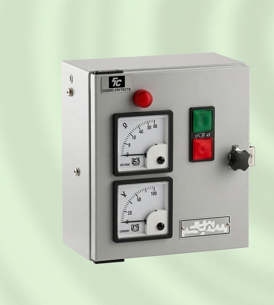 1-Phase SPS With Mini Manual DOL Starter (With Ammeter + Voltmenter) - CPPM70-50-SP