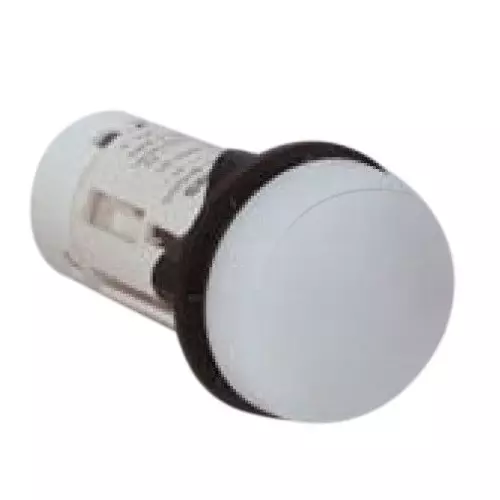 Indicator light compact, with LED, 24 V AC / DC, White - 3SB5285-6HG01