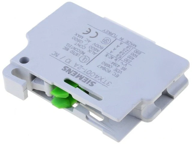 Auxiliary contact block, 1 NC withou position indication for plugging onto contactors 1 NC  - 3TX40012A
