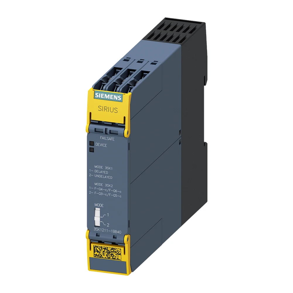 SIRIUS safety relay Output expansion 4RO with relay enabling circuits 4 NO contacts plus Relay signaling circuit 1 NC contact Us = 24 V DC screw terminal - 3SK12111BB40