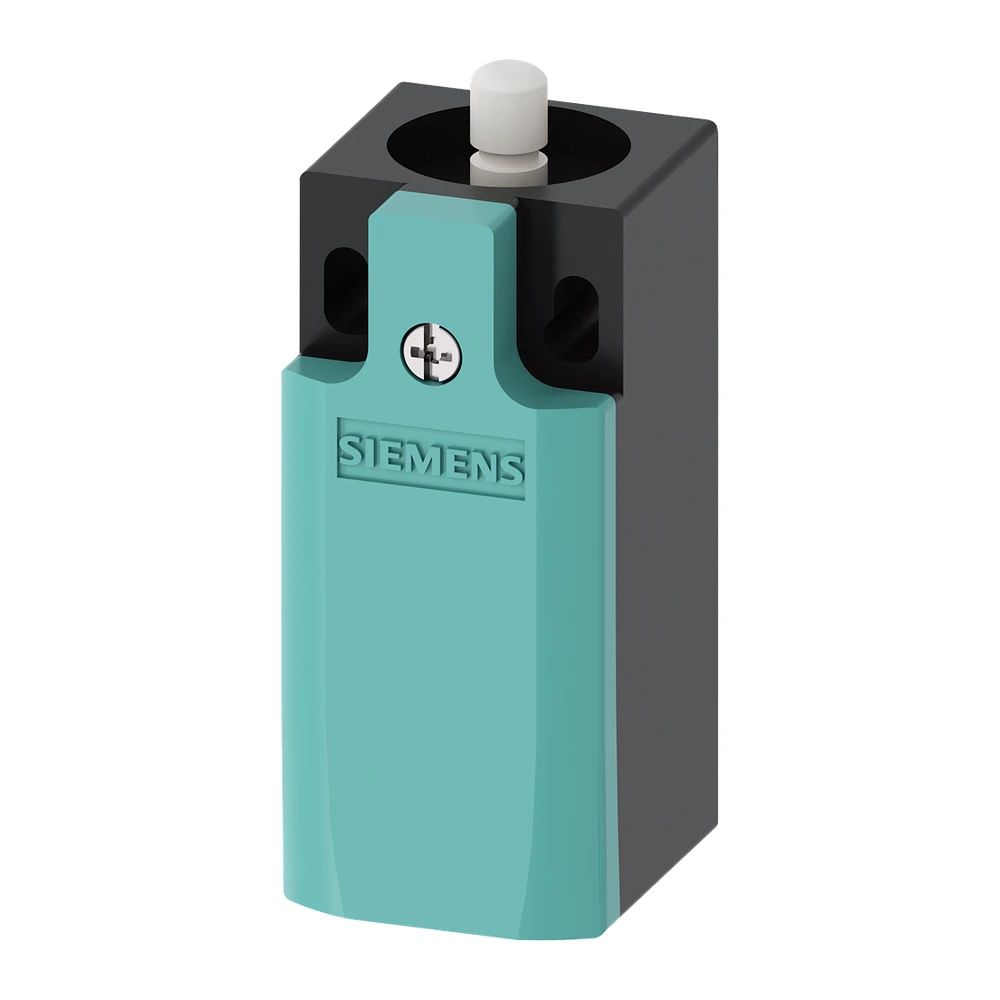 position switch plastic enclosure according to EN 50047, 31 mm device connection 1 x (M20 x 1.5) 1 NO/1 NC, quick action contacts (replaceable), rounded plunger form B - 3SE52320CC05
