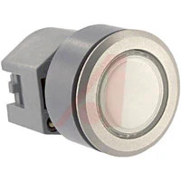 Illuminated pushbutton, 22 mm, round, plastic, clear, button, flat, with holder - 3SB5001-0AH01-0PQ0