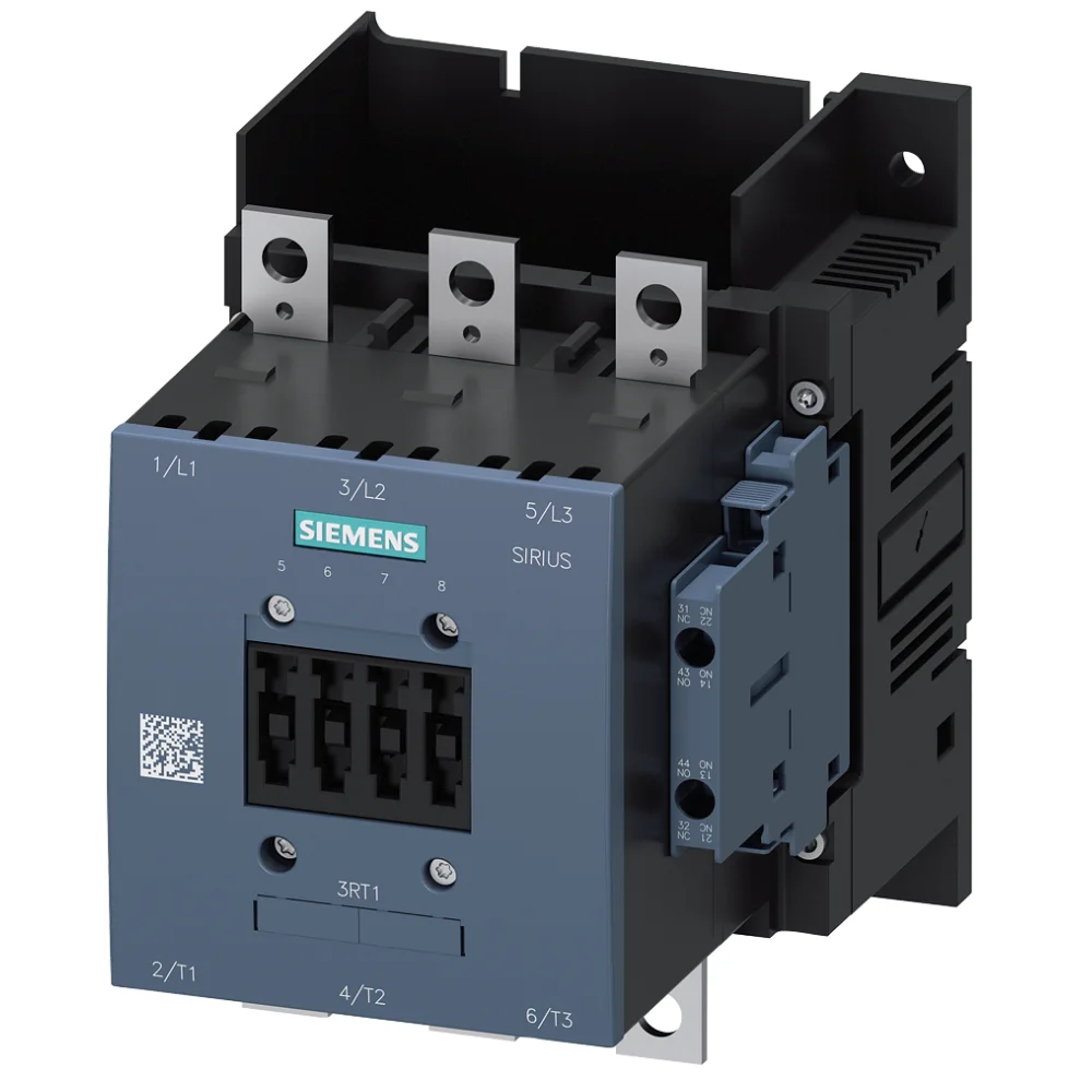 Power Contactors, Contactor without operating coil (Please order coil separately), Contactor with Aux - 3RT1055-6LA068K