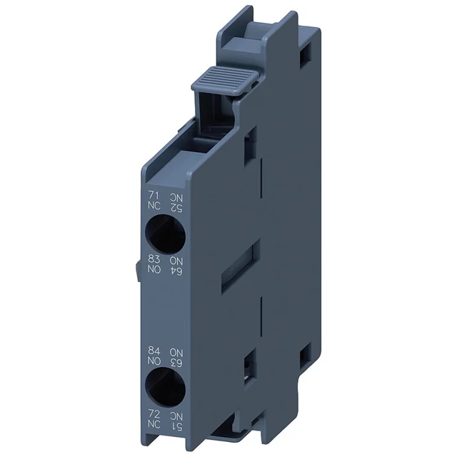Auxiliary Contact Blocks (S6 - S12), 2 Pole First Laterally mountable Auxiliary Contact blocks S6 - S12 - 3RH1921-1EA11