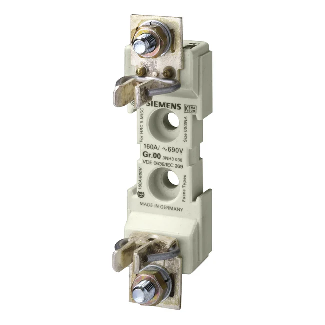 HRC fuses (DIN) 3NA, Fuse bases (DIN) - 3NH3030-0RC
