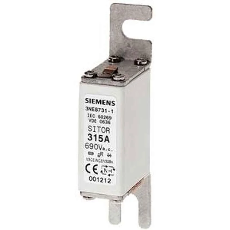 Fuses for semiconductor protection - 3NE8 type, 690 V AC / 700V DC - 3NE87251
