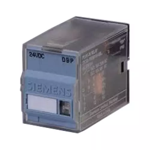 Plug in 2 changeover contacts 8 pin relay, 10 A 48 V DC - 7RQ01100BD00