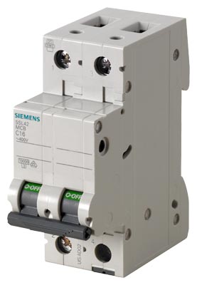 Miniature Circuit Breaker 40A 2-pole Z characteristic 10kA - 5SL4240-0RC