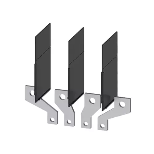 bus connectors broadened front mounted; 4 units accessory for: 3VM10/11 extended pole-center distance for India - 3VM9154-0QC50