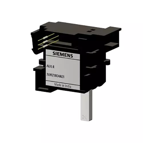 accessory 3VJ9 IEC framesize 3VJ11 125A framesize 3VJ12 250A auxiliary switch 1 x changeover contact right - 3VJ9218-0AN21