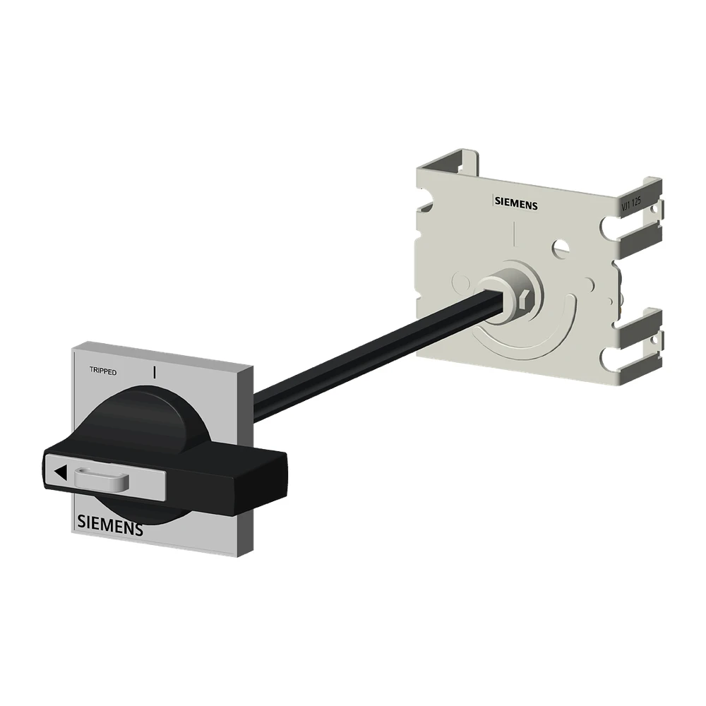 accessory 3VJ9 IEC framesize 3VJ11 125A door mounted rotary operator standard with 8UC IP65 with door interlock - 3VJ9118-0HD11