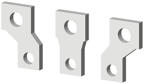 accessory 3VJ9 IEC framesize 3VJ10 125A bus connector offset front 3 pieces  - 3VJ9013-0ED00