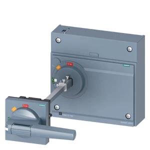 Door mounted rotary operator standard IEC IP65 with door interlock accessory for: 3VA15/25/26 - 3VA9687-0FK21