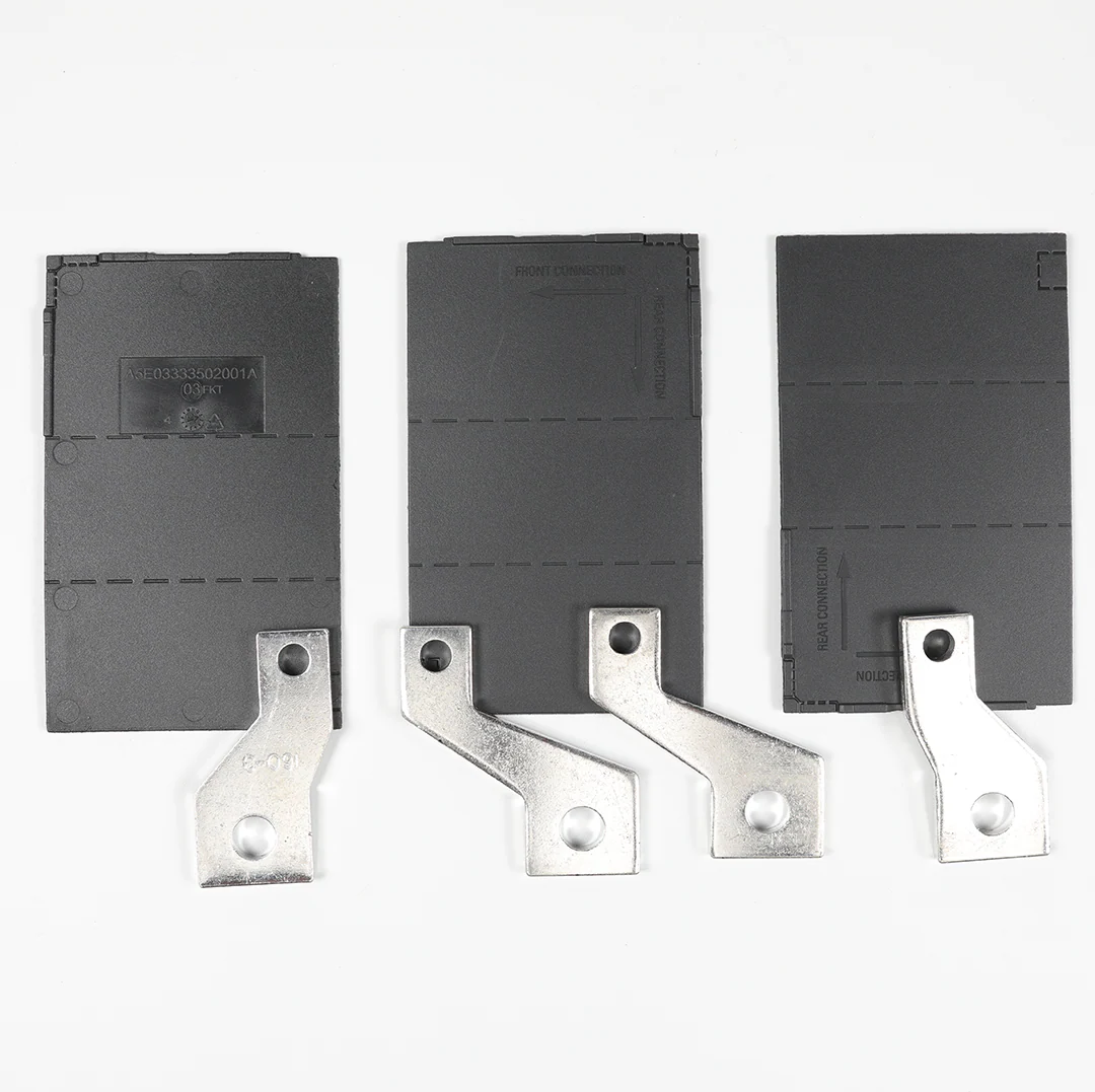 Bus connectors broadened front mounted; 4 units extended pole-center distance for India - 3VA9254-0QC50