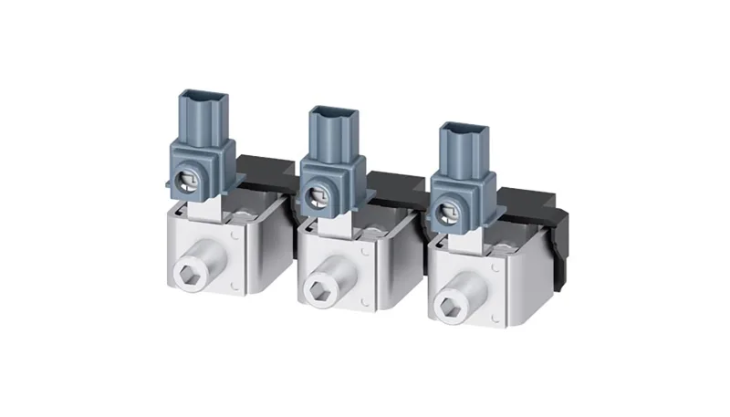 Box terminal TS1.2 3 units 10 AWG...3/0 with control wire voltage tap 3 units accessory for: 3VA61/62 - 3VA9143-0JH12