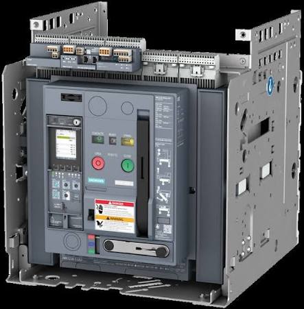 Siemens SENTRON 3WA1 Withdrawable Air Circuit Breaker, 4-Pole, Frame Size 1 â€“ 3WA11082AF424EA4Z